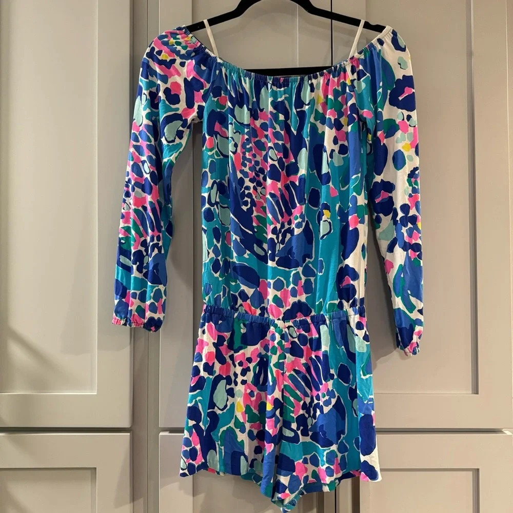 Lilly Pulitzer Multicolor Off-Shoulder Jumpsuit